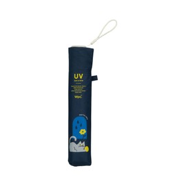 2025 Wpc. Folding Umbrella, Ultra Lightweight, Slim, Air-Light, Sunny & Rainy Mini, Navy, Rain Umbrella, Ribs, 21.7 inches (55 cm), Large, Rain or Shine, Commuting to Work or School, Travel, Stylish,