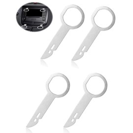 TPZORJX Set of 4 Car Radio Removal Tool, Radio Release Tool, Car Radio Release Tool, Compatible with Most Cars