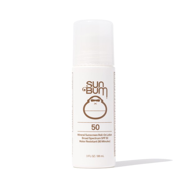 Sun Bum Mineral SPF 50 Sunscreen Roll-On Lotion|Vegan and Hawaii