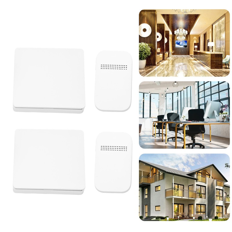 Wireless Doorbell Transmitter Receiver Caretaker Pager Self Generating 38 Ringing