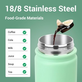 BuildLife 720ML Insulated Water Bottle with Straw,Leak Proof Double Walled Stainless Steel Metal Sports Water Bottles, BPA Free,Dishwasher Safe,Drinking Bottle for Travel,School,Gym (Green)