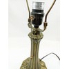 Tiffany Lamp Holder, Lamp Base, Antique Brass, Alloy, 1-Zipper Lamp