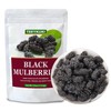 Premium Dried Black Mulberry 4oz (113g), Natural Sweet & Tart
