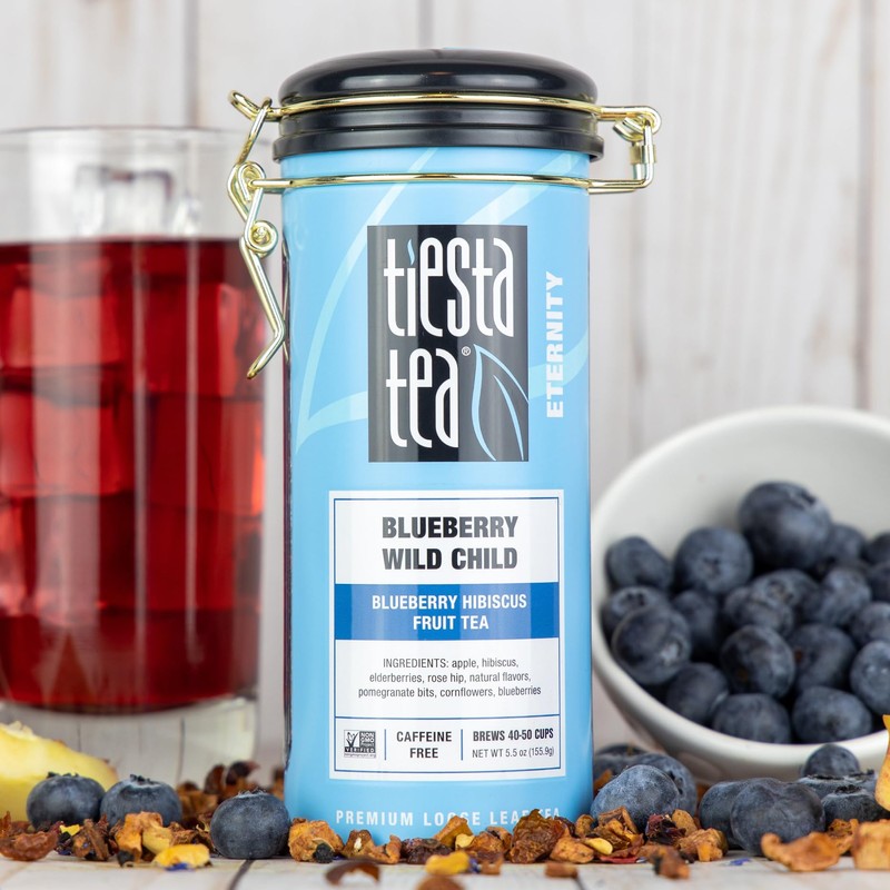 Tiesta Tea - Blueberry Wild Child, Loose Leaf, Blueberry Hibiscus