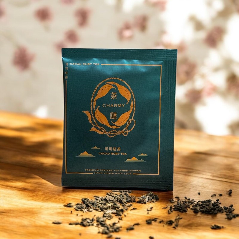 CHARMY Cacau Ruby Tea | 10 Teabags | Unique Cocoa