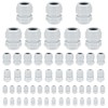LHOEST 58 Piece Cable Gland Set M12 M16 M20 M25