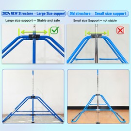 MARFULA Upgrade Foldable Gymnastic Bar with Mat for Kids Ages 3-12, 200 lbs Weight Capacity, Gymnastic Kip Bar Horizontal Bar for Kids, Gymnastic Training Equipment for Home and Gym Center Use