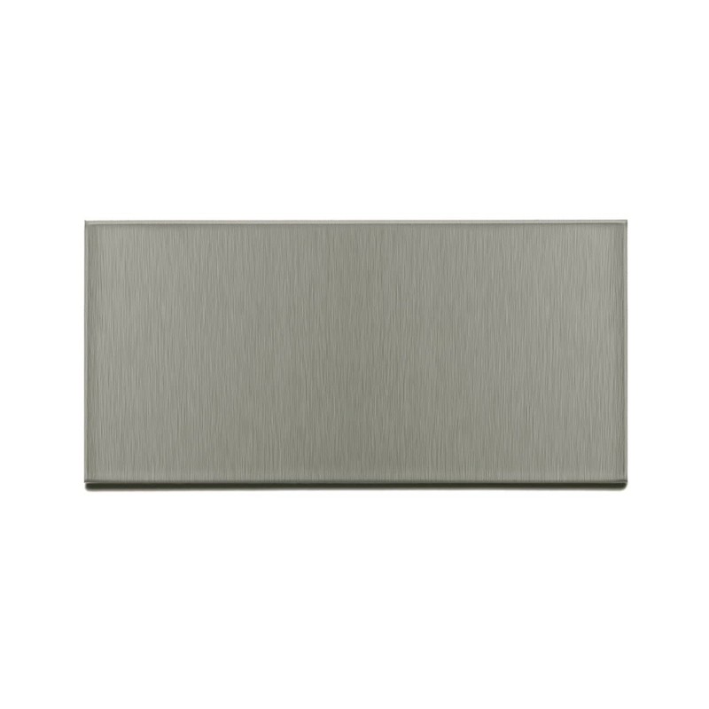 Aspect Peel and Stick Backsplash 3in x 6in Brushed Stainless
