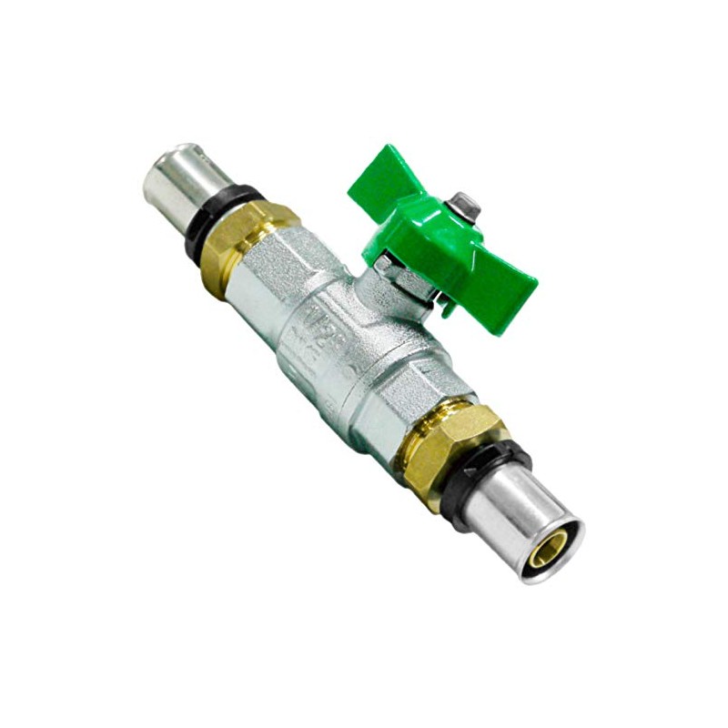 Pipetec Press Ball Valve 26 x 3 mm (Sanitary), DVGW,