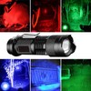 MVIOCS Flashlight, 5 Colors 3 Modes: Red Light Flashlight, Green