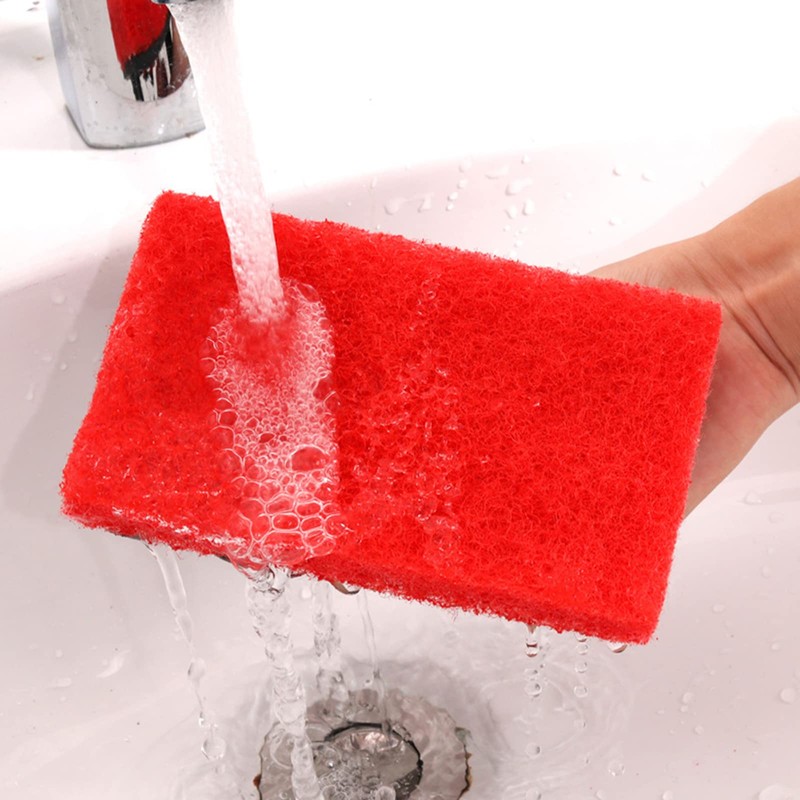 Scrub Sponge Brush with Handle Tub and Tile Brush for