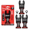 EZARC Obsidian Carbide Oscillating Multi Tool Blades, Multitool Blades Quick