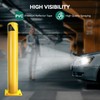 YITAHOME Safety Bollard Post, 42" x 4.5" Steel Bollards for