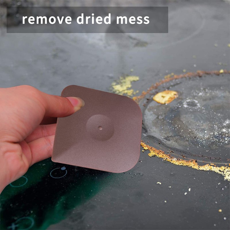 Pan Scraper Dish Scraper Tool Set, 5 Pack Plastic Pan