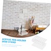 GANAZONO Clear Acrylic Pen Holder Display Stand Stylish Organizer for