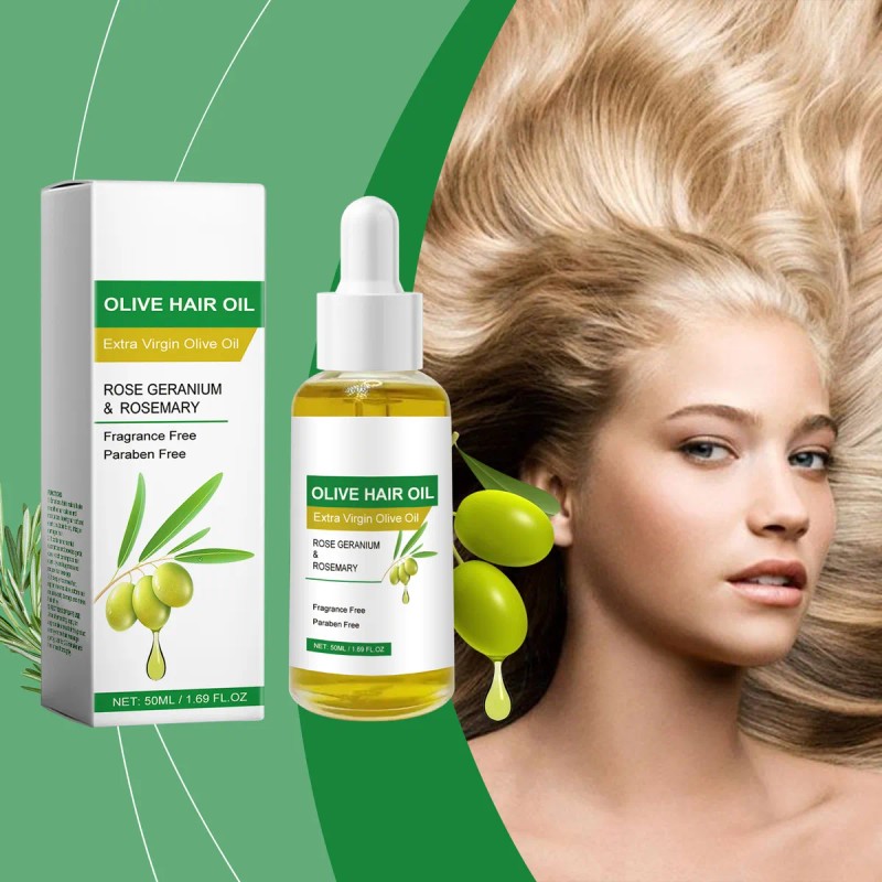Aceite Capilar De Oliva Virgen Extra, Rosa, Geranio Y Romero