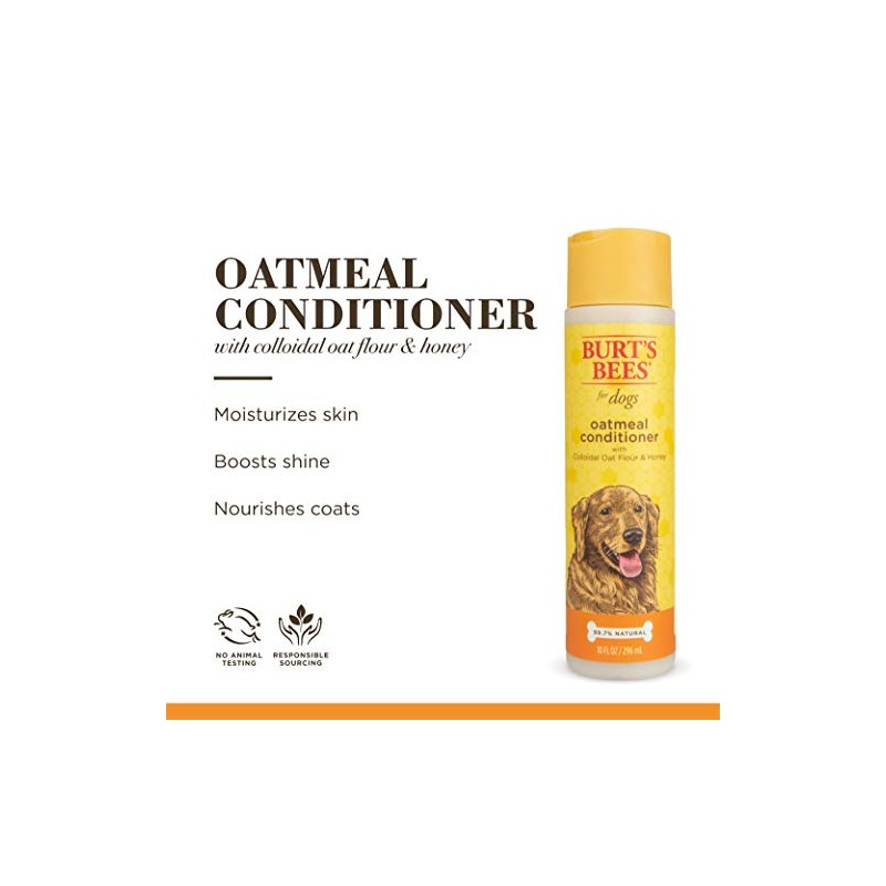 Burt's Bees for Dogs Acondicionador natural de avena con harina
