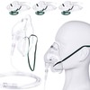 Agooteam 3 Pack Oxygen Mask for Adult Face with 7'