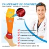 Medias Calcetas Compresión Alivia Varices Y Anti-fatiga 6par Nude G