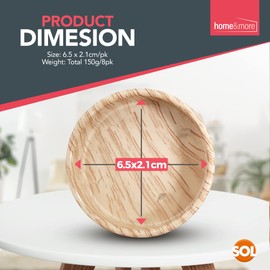 8pk Caster Cups to Protect Wooden Floor | Furniture Feet Cups with Felt Bases, Floor Protectors for Furniture Legs | Castor Cups for Wooden Floors | Furniture Castor Cups Caster Cups to Protect Carpet