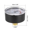 sourcing map Air Compressor Parts Pressure Gauge 1/4BSP 12.5mm Male