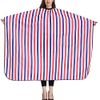Striped Design Salon Cape Hair Cut Conversion, Hair Stylist Apron
