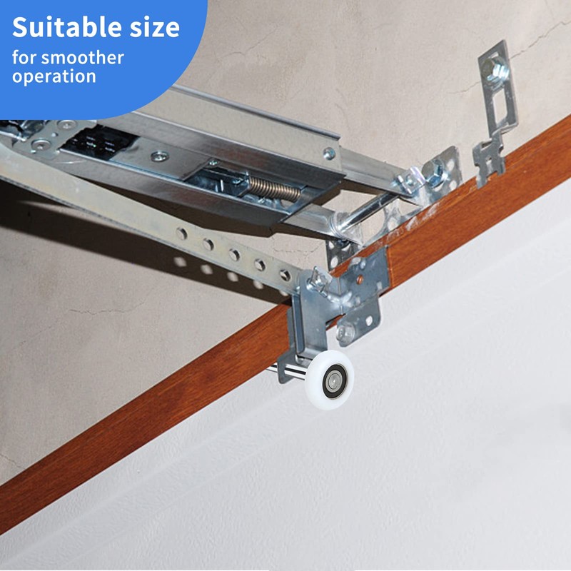 SHUESS 10 Pack Garage Door Roller 1.8" Quiet Garage Door