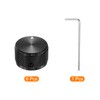 sourcing map 6 Pcs Aluminium Potentiometer Knobs, 1/4" (6mm) Universal