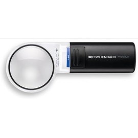 Eschenbach MobiluxLED Optical Magnifying Glass with LED Lighting Magnification: 5x Lens Size: (Diameter) 58 mm