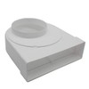Kair Rotating Elbow Bend Adaptor 204mm x 60mm to 125mm