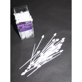 Creative Expressions Boxed White Snowman Plastic Party Picks - 200/pk #060218