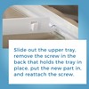 AMI PARTS 240530601 Refrigerator Pan Hanger (Left) Fit for Frigi-daire