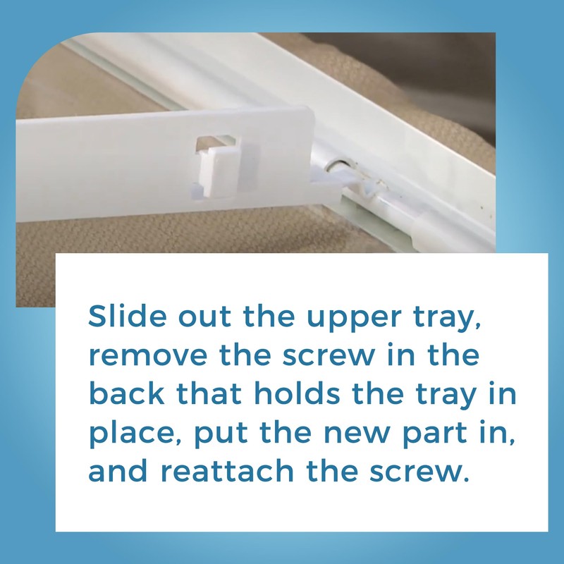 AMI PARTS 240530601 Refrigerator Pan Hanger (Left) Fit for Frigi-daire