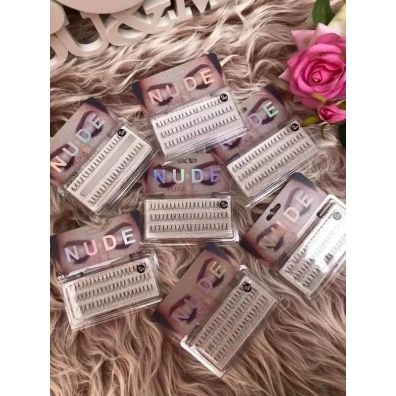 Nude Pestañas Postizas Nude Wisps Maquillaje Mayoreo Caja 12pz