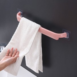 Non-perforated bathroom kitchen towel dishcloth towel rack holder RD-10533 White 4ea
