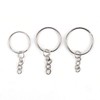 round key ring chain key ring 23mm 6ea