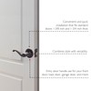 Design House 779231 Scroll Entry Door Lever Matte Black