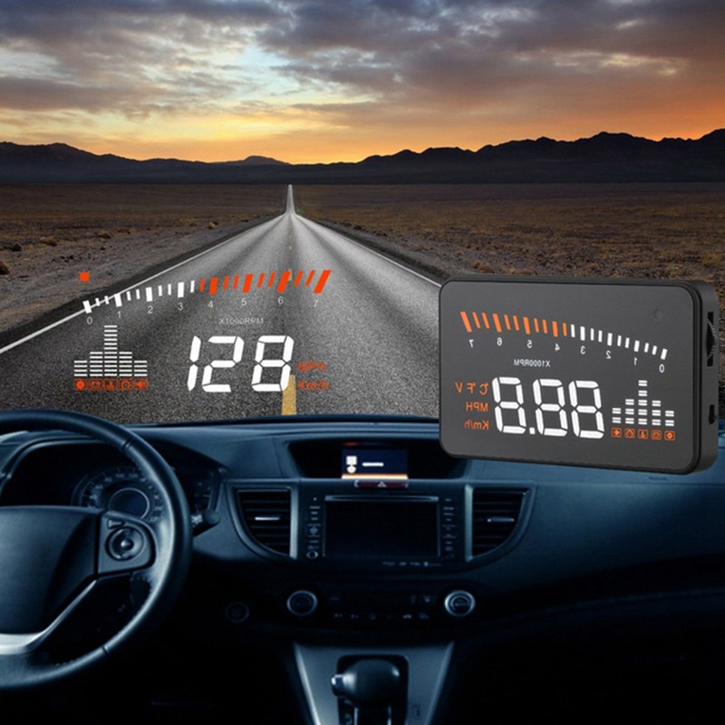 X5 HUD 3.5 Inches Universal Car HUD Head Up Display