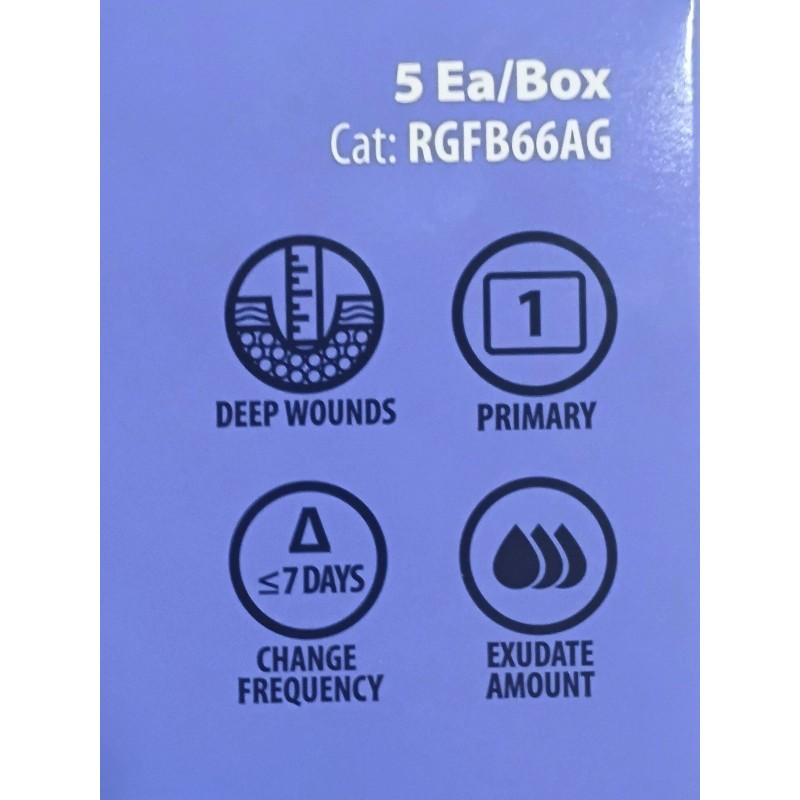 Cardinal Health 5pk IND Cardinal Health Reinforced Gelling Fiber Dressing,