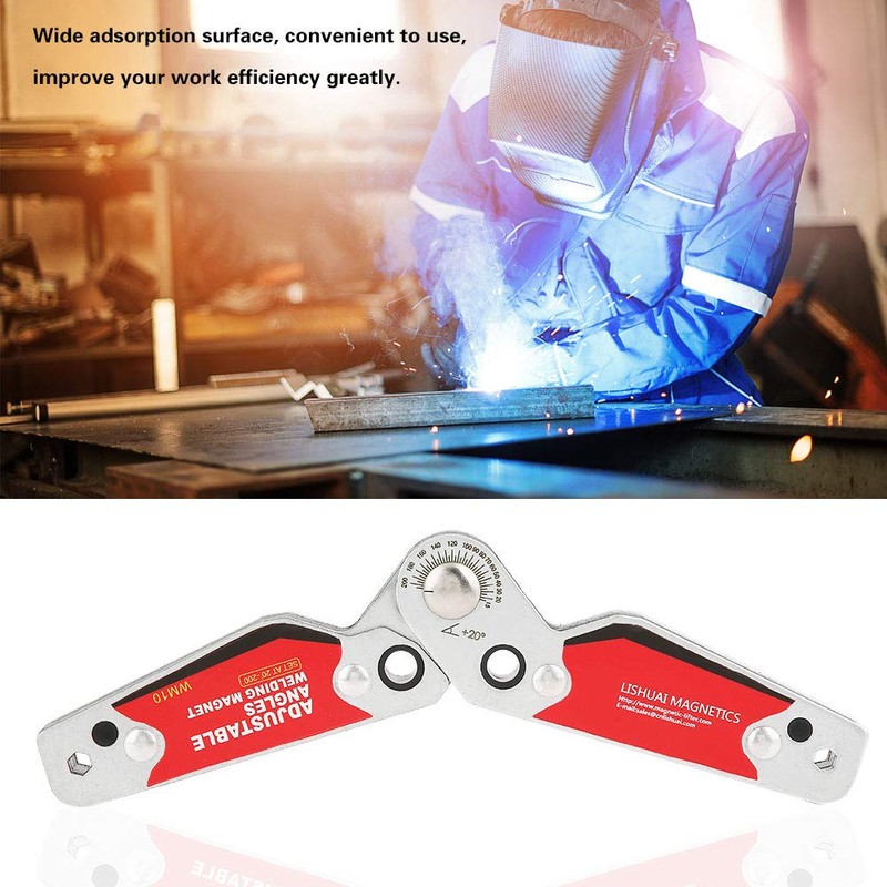 Welding Magnets, 20°-200° Adjustable Angles Welding Magnet Magnetic Angles Welding