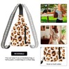 LYEMVHE Leopard Print Leather Sling Bag Small Crossbody Backpack Travel