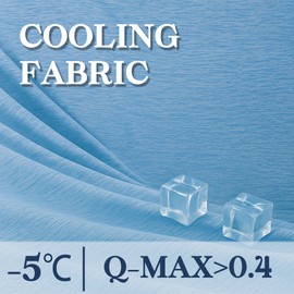 DOWNCOOL Cooling Blanket Twin Size, Blue Summer Blanket for Hot Sleeper and Night Sweats, Lightweight Soft Q-Max>0.4 Arc-Chill Cool Blanket