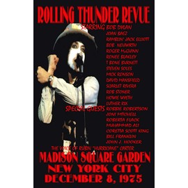 GENERIC BOB DYLAN REPLICA ROLLING THUNDER REVUE 1975 CONCERT POSTER