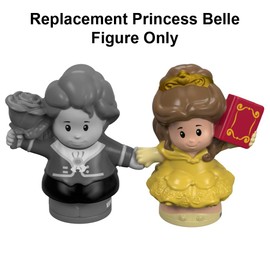 Fisher-Price Replacement Part Little People Princess Playset DRH13 - Replacement Princess Belle Figure Holding a Story Book