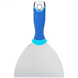 Bates- Putty Knife, 6 Inch, Carbon Steel, Flexible, Metal Scraper with Hammer End, Spackle Knife, Drywall Spackle, Metal Paint Scraper Tool, Putty Knife Scraper, Wall Scraper, Putty Scraper