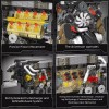 Mould King 10131 W16 Engine Motor Double V8 Cylinder Building