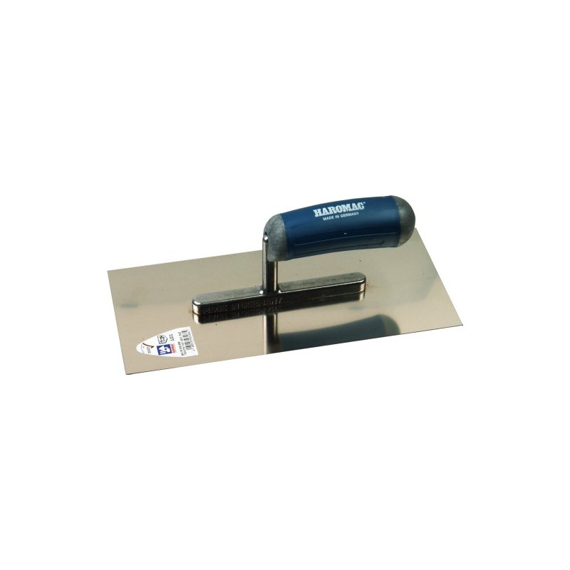HAROMAC Smoothing Trowel 280 x 130 mm, 2-component soft-grip handle,