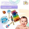 HAPPYTOYSMX Juguetes – Set Musical Juguetes para Niños Juguetes Didácticos