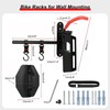 Bike Storage Rack Wall Mount,Swivel Vertical Mountain Road Bike Rack