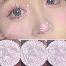 하이라이터 메이크업 팔레트 일루미네이터 파우더 방수성 오래 지속되는 색 페이스 컨투어 Highlighter Makeup Palette Illuminator Powder Waterproof Long-lasting Color Face Contour [01 04]